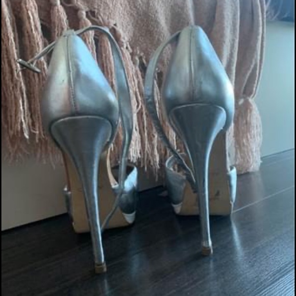 Silver Aldo Heels - Picture 6 of 6